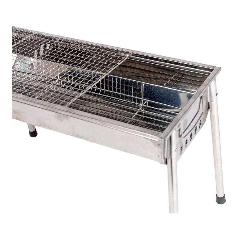 Stainless steel barbecue grill